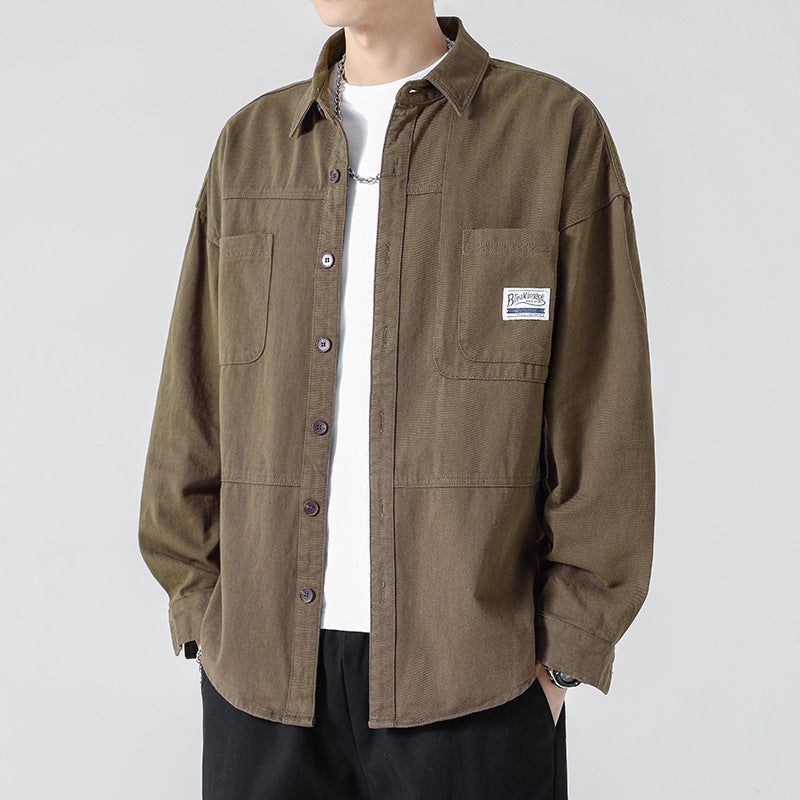 Herren Utility-Jacke Lässig Urban Modern