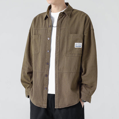 Herren Utility-Jacke Lässig Urban Modern