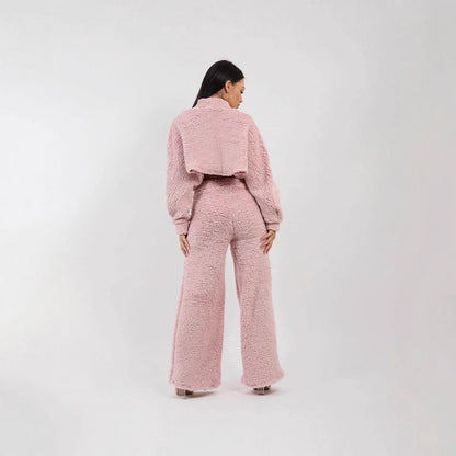 Weiches Damen Plüsch-Set Warm