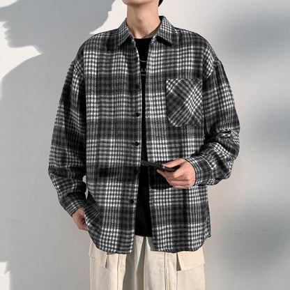 Herren Überhemd Jacke Karo Modern Berlin Style - BerlinGlamour