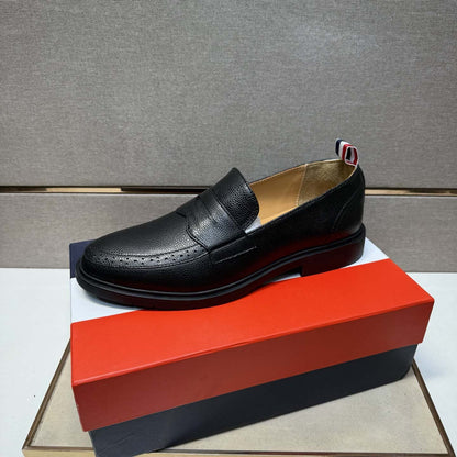 Damen Mokassins Elegante Leder Schuhe Mit Zierdetail