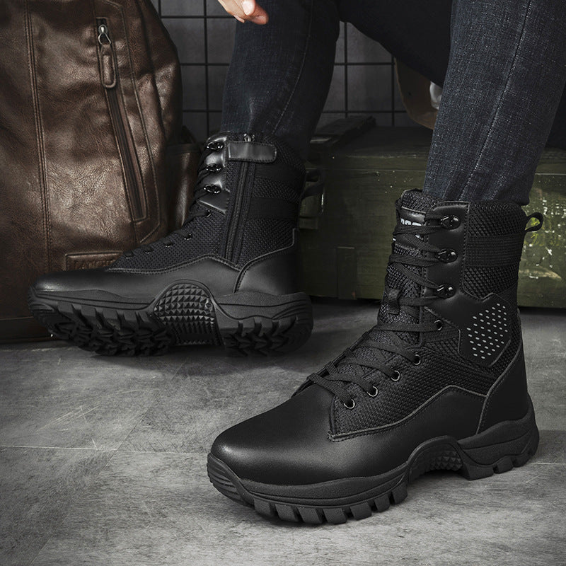 Herren Stiefel Tactical Robust Knöchelschutz Outdoor