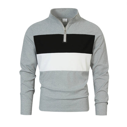 Herren Pullover Zip Modisch Komfortabel Sportlich