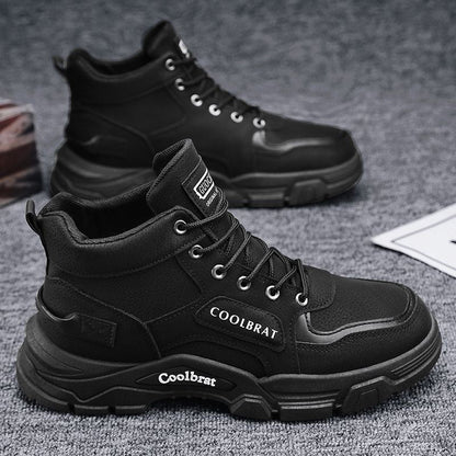 Damen Schnürstiefel Robust Gepolstert Winterstiefel