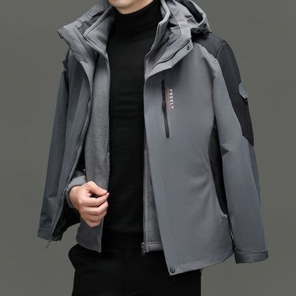 Herren Outdoorjacke Wasserabweisend Winddicht Funktionell