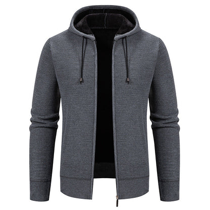 Herren Kapuzenjacke Warm Isoliert Modern