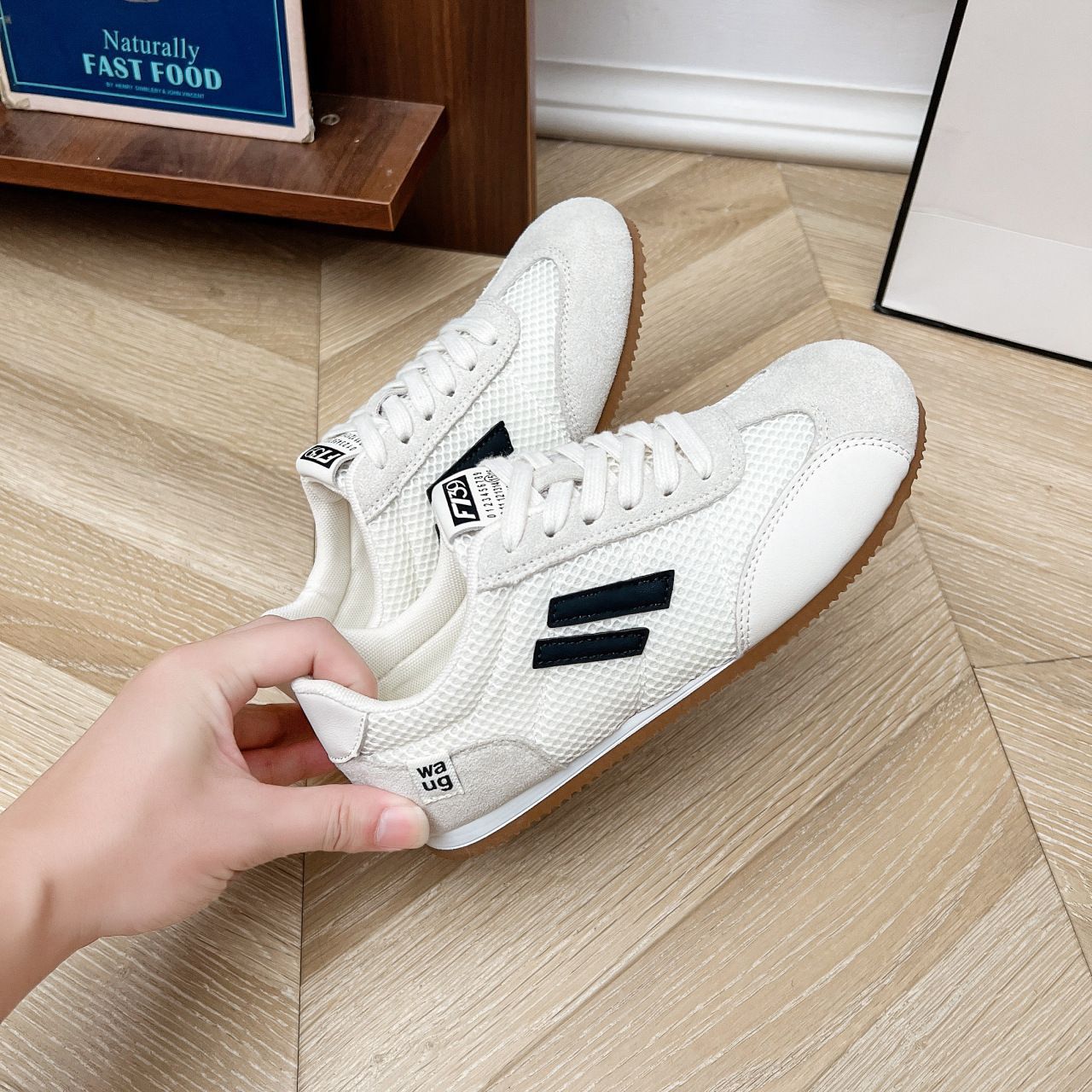 Damen Sneaker bequem atmungsaktiv SportSchuhe Laufsohle
