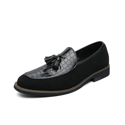 Damen Mokassins Elegante Quasten Schnürsenkel Modisch