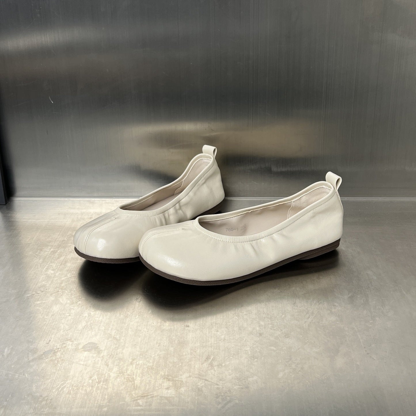 Damen Ballerinas Leicht Bequem Gummizug
