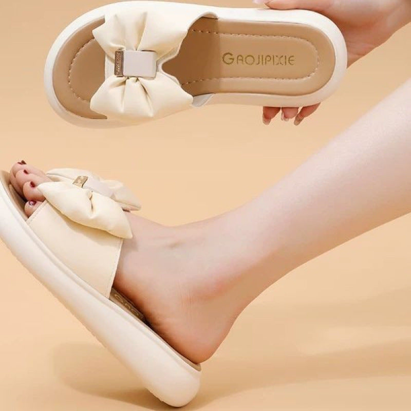 Damen Badesandalen Bequem Dekorativ Sommer - BerlinGlamour