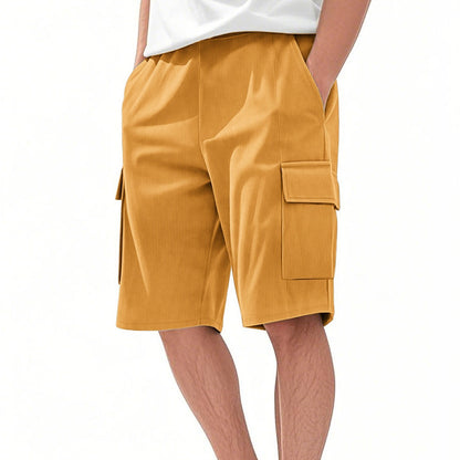Herren Cargo Shorts Modern Streifen Design Praktisch