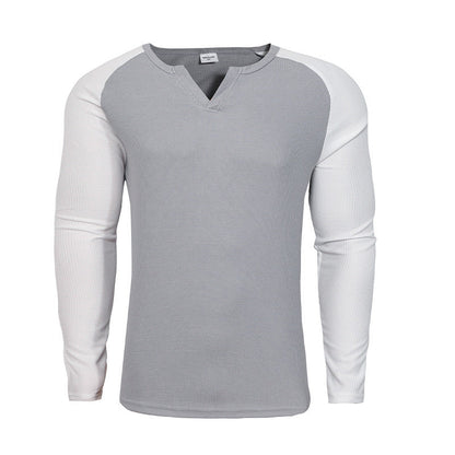 Herren Langarmshirt Strukturdesign Modern Glamour