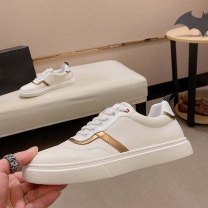 Damen Sneaker Sportlich Elegant Lederoberfläche Modern - BerlinGlamour