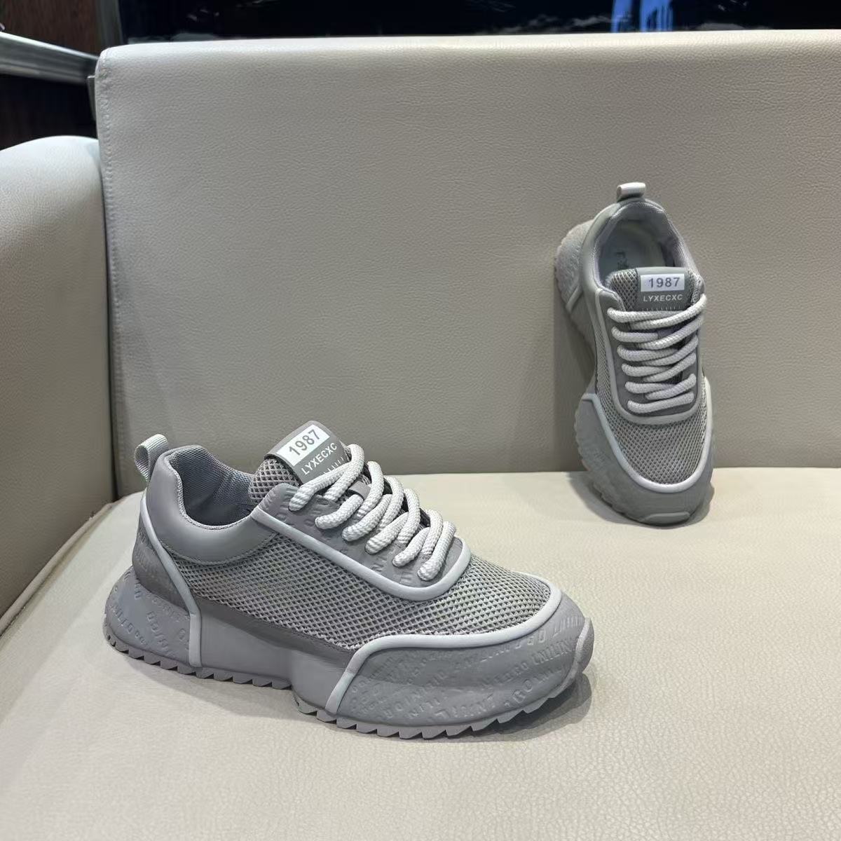 Damen Sneaker Sportlich Atmungsaktiv Laufschuhe Mode