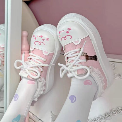 Damen Sneaker Bequem Tiermotive Freizeitschuhe