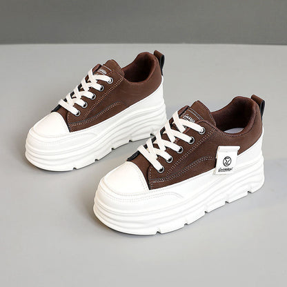 Damen Sneaker High Top Bequem Chunky