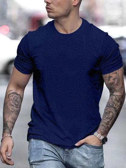 Bequemes Herren T-Shirt mit Struktur Optik