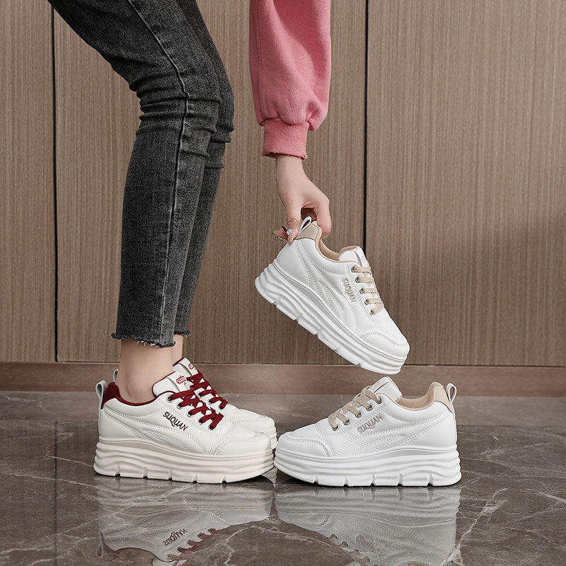 Damen Sneaker Komfort Plattformsohle Modisch Heidi