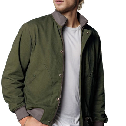 Herren Steppjacke Leicht Mit Seitentaschen Modern