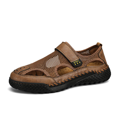 Herren Freizeitschuhe Atmungsaktiv mit verstellbarem Riemen bequem