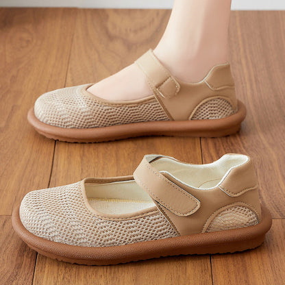 Damen Schuhe Klettverschluss Bequem Atmungsaktiv Komfort