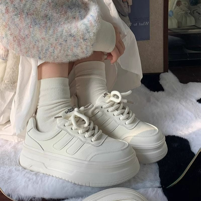 Damen Sneaker Sportlich Plattform Atmungsaktiv - BerlinGlamour