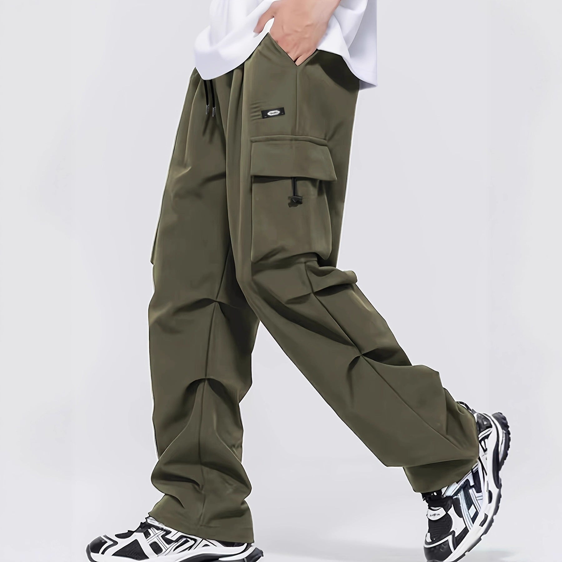 Herren Cargo-Hose Multifunktions-Taschen Verstellbar - BerlinGlamour