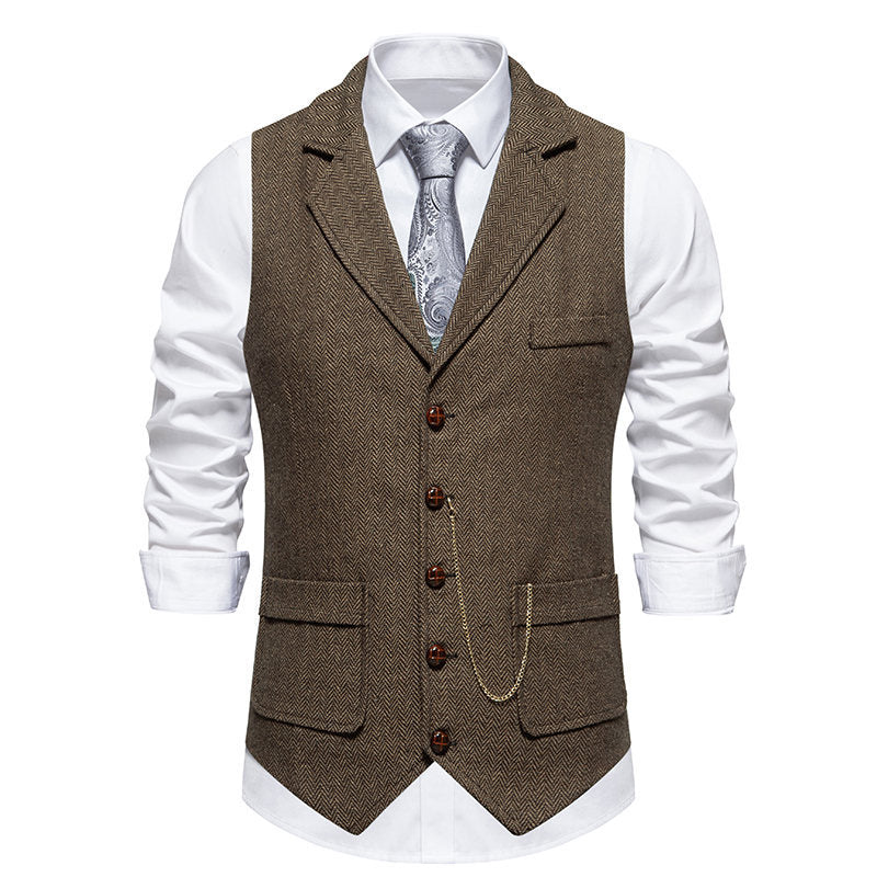 Herren Weste Elegante Slim Fit Modern Berlin Stil