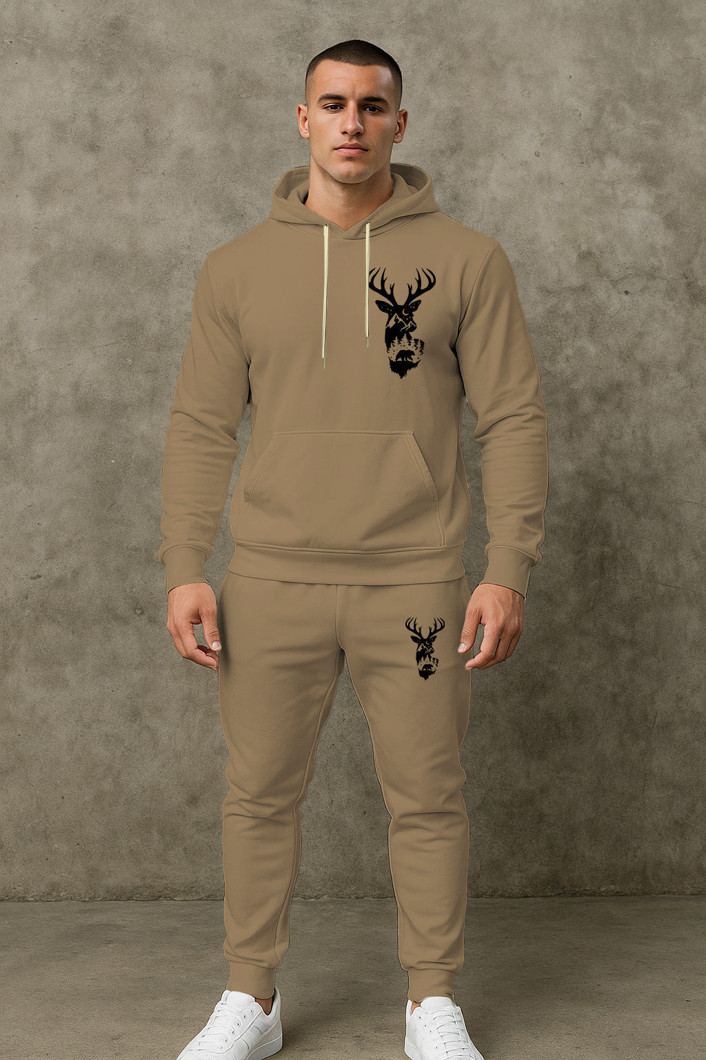 Herren Freizeitanzug Modern Stylish Schwarzer Anzug
