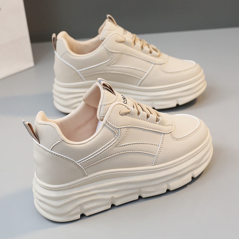 Damen Sneaker Hoch Sohle Atmungsaktiv Sportlich - BerlinGlamour