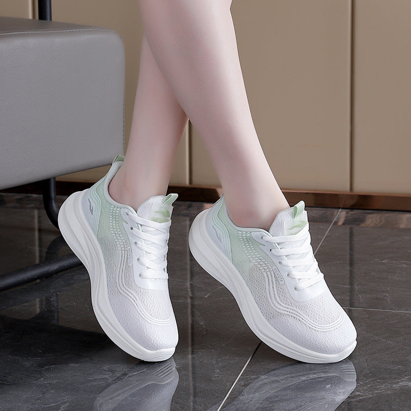Damen Laufschuhe Atmungsaktiv Bequem Sneaker Sport