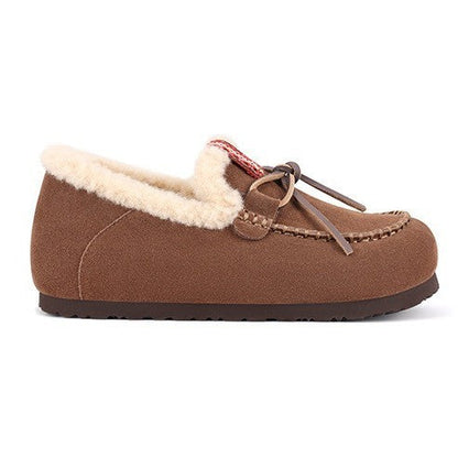 Damen Hausschuhe Flauschig Warm mit Riemen