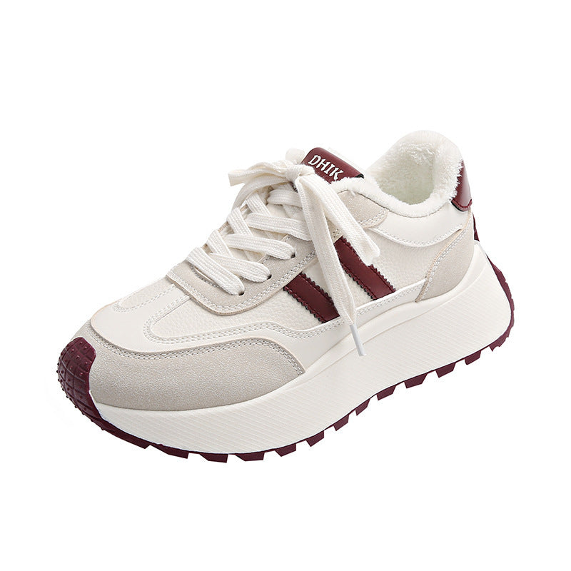 Damen Sneaker Warm Fleece Innensohle Rutschfest