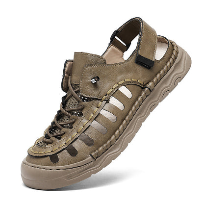 Damen Sandalen Sportlich Perforiert Verstellbar