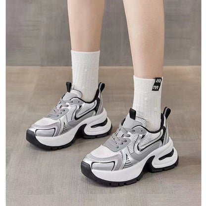 Damen Sneaker Sportlich Leicht mit Dämpfung und Weichem Innenfutter