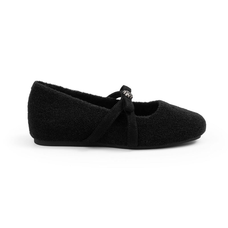 Damen Hausschuhe Bequem Riemendesign Warme Hauspantoffeln