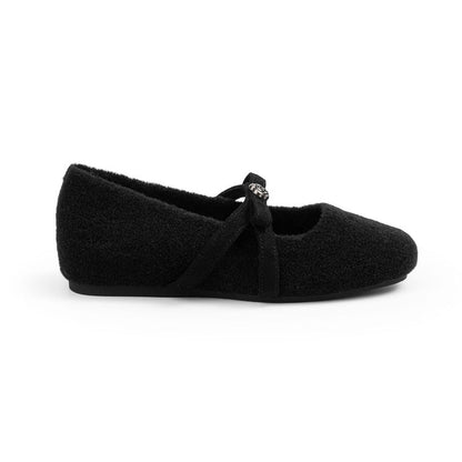 Damen Hausschuhe Bequem Riemendesign Warme Hauspantoffeln