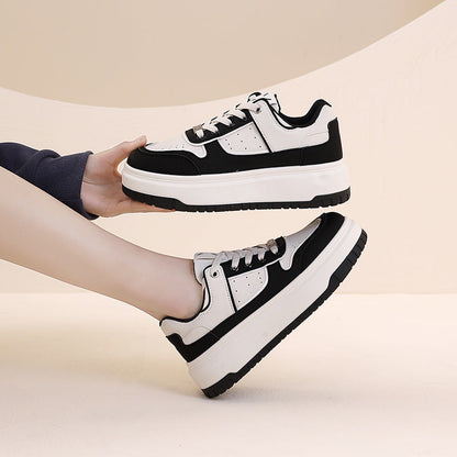 Damen Sneaker HochPlateau Atmungsaktiv Modisch