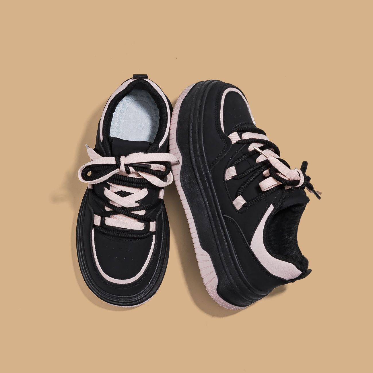 Damen Sneaker Sportschuhe Chunky Bequem Gepolstert