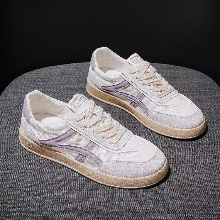 Damen Sneaker Retro Stil atmungsaktiv Mesh
