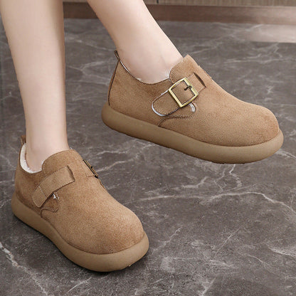 Damen Slipper Bequem Weich Fleece Innenfutter Warm
