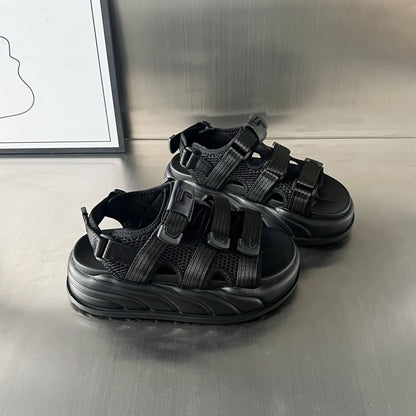 Damen Sandalen Sportlich Bequem mit verstellbaren Riemen