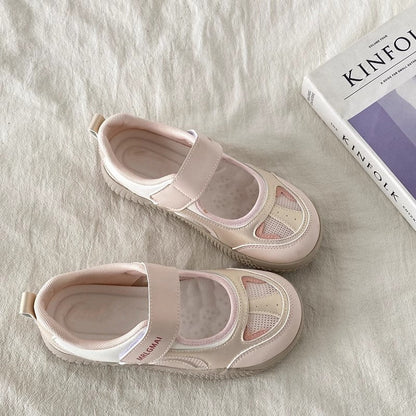 Damen Sandalen Sportlich Atmungsaktiv mit Klettverschluss