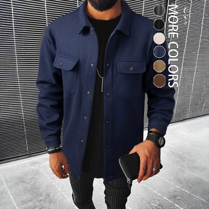 Herren Jacke Modern Stilvoll Outerwear Schwarz - BerlinGlamour