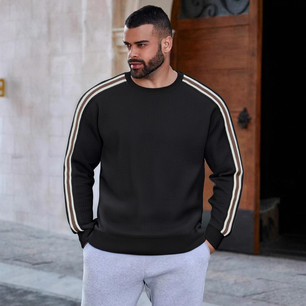 Herren Sweatshirt Sportlich mit Streifen Modern