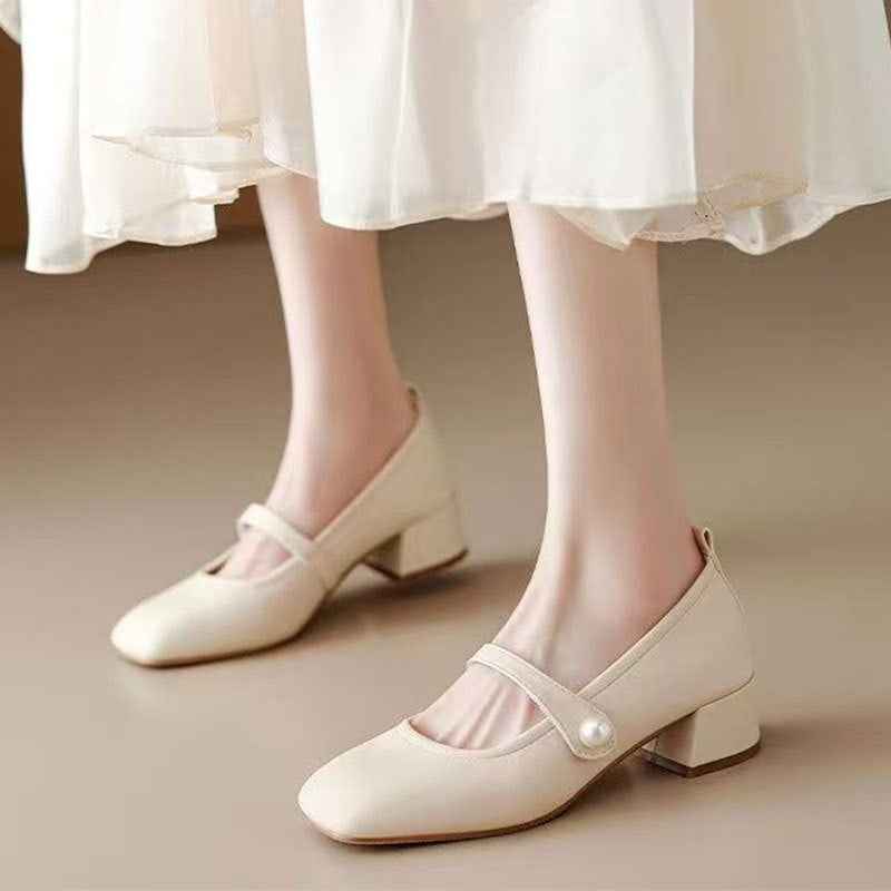 Damen Ballerina Elegant Riemchen Schuhe Schwarz