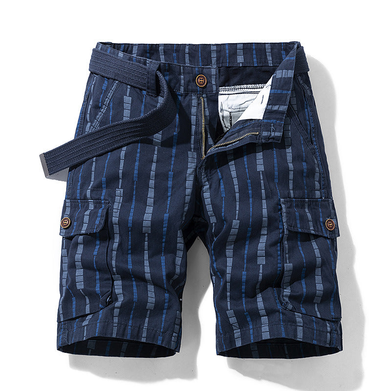 Herren Cargoshorts Elastisch Mit Vielen Taschen Modern