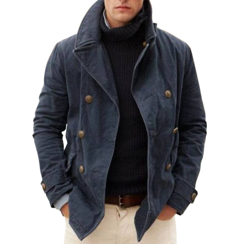 Herren Blazer Modern Doppeltknopf Slim Fit