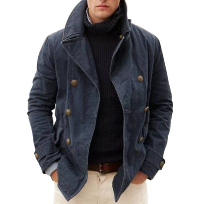 Herren Blazer Modern Doppeltknopf Slim Fit