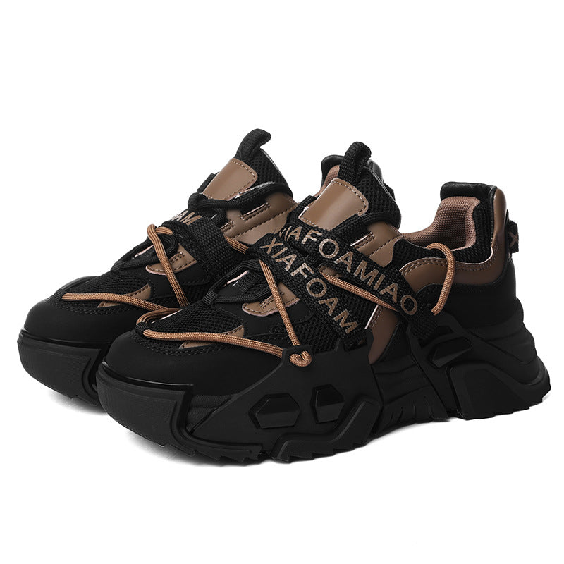 Sportliche Damen Sneaker Chunky atmungsaktiv Komfort Sohle